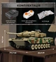 Конструктор LEOPAPARD 2 Tank Mould King Technik 20020 на 1091 деталі з радіокеруванням - зображення 2