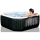 Надувной джакузи Intex 28458 PureSpa 201х71 см черный 4-местный с хлоратором и гидромассажем (9-163-28458) - изображение 2