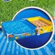 Каркасный детский бассейн с песочницей Bestway 561CF синий 213х122х30.5 см прямоугольный из ПВХ и стали на 365 л 200 кг песка (9-163-561CF BW) - изображение 5