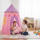 Детская игровая палатка Волшебный замок 110 x 110 x 145 см, розовая - изображение 2