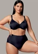 Женские трусы слипы Lormar UNICA 4455 MUSA 2XL Чёрный - изображение 1