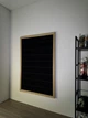 Стенд/панель/дошка для шевронів і патчів, XL (60x90см), дерев'яна рамка, чорні смужки - зображення 3