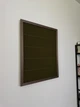 Стенд/панель/дошка для шевронів і патчів, M (40x50см), рамка темне дерево, смужки хакі - зображення 5