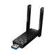 Зовнішня антена USB Wi-Fi адаптер Hoco HI34 WiFi 6 дводіапазонний мережевий бездротовий 600 Mbps Чорний - зображення 1