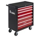 Тележка для инструмента 7 ящиков REDATS COMPACT Black грузоподъемность 90 кг 4 колеса центральный замок (07-05-55) - изображение 1