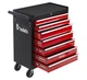 Тележка для инструмента 7 ящиков REDATS COMPACT Black грузоподъемность 90 кг 4 колеса центральный замок (07-05-55) - изображение 2