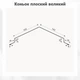 Коник плоский 143×143 RAL 7024 графітовий мат - зображення 3
