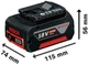 Набір Bosch Professional: перфоратор GBH 18V-22, шуруповерт GSR 18V-45, КШМ GWS 18V-8, 3 акб 4 Ah, з/п, сумка (0615A5007L) - зображення 5