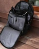 Мужской рюкзак Swissgear 8810, универсальный портфель для города, туризма, учебы, с USB портом, отделением для ноутбука, черный - изображение 11