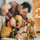 Магнітний браслет Magnetic Wristband, 33,5 х 9 см, для кріплення гвинтів, цвяхів та інших інструментів, з потужними магнітами, червоний - зображення 4