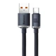 Кабель Baseus Crystal Shine Series Fast Charging Data Cable USB to Type-C 100W 20V 5A 1.2м (CAJY000401) Black - изображение 3