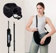 Черная подушка-сумка для подорожей Travel Pillow Bag 2в1 - зображення 1