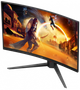 Монитор 31.5" aoc c32g4z Black/Red - изображение 4