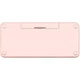 Клавіатура бездротова Logitech Pebble Keys 2 K380s, Tonal Rose (920-011853) - зображення 4