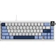 Клавіатура Ajazz AK650, White/Blue (AK650-SS-BWB) - зображення 1