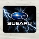 Коврик для мыши Subaru игровой и офисный 22х18 нескользящая резиновая основа, точная поверхность для оптической и лазерной мышки, износостойкая, для работы, игр и учебы (51675) - изображение 1