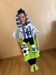 Детское полотенце пончо с капюшоном футбол для детей 1-8 лет - изображение 3