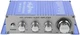 Автомобільний підсилювач HY-2002 Hi-Fi 2x20W 12V аудіопідсилювач для авто мотоцикла човна дому стерео підсилювач звуку CD DVD MP3 USB SD FM двоканальний компактний алюмінієвий корпус регулювання басів і високих частот якісне звучання - изображение 1