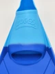 Ласты для плавания Zoggs Ultra Blue тренировочные короткие силиконовые ласты для бассейна 35/36 (21,5 см) Голубой,синий (311390) - изображение 8