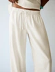 Жіночі штани Bershka Elasticated waist trousers White XS (0093/739/251) - изображение 3