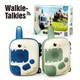Іграшкові рації Walkie-Talkies Dinosaur, набір 2 шт, дитячі портативні рації для дому, вулиці, походів і кемпінгу, синій/зелений - зображення 1