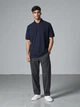 Поло длинное мужское Tommy Hilfiger Tonal Embroidery Logo TH12001.13M M Темно-синее (444587876152) - изображение 2