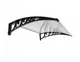 Козырек для двери из поликарбоната Metal-gum KlasK100x150 150 х 100 см навес для балкона Белый - изображение 1