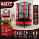 Детский батут для дома TILLY BT-RJ-0072 с защитной сеткой - изображение 2
