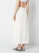 Юбка миди летняя женская Vero Moda 10346135 M Snow White (5715865226742) - изображение 2