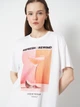Футболка бавовняна довга жіноча ONLY 15346761 XL Bright White/Refresh (5715871597898) - зображення 4