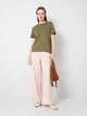 Футболка хлопковая женская Vero Moda 10294544 S Deep Lichen (5715870850772) - изображение 3