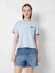 Футболка хлопковая женская Vero Moda 10311633 S Cashmere Blue (5715871669908) - изображение 1