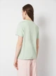 Футболка хлопковая женская Vero Moda 10294544 XS Aqua Foam (5715870850666) - изображение 2