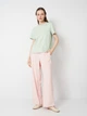 Футболка хлопковая женская Vero Moda 10294544 XS Aqua Foam (5715870850666) - изображение 3