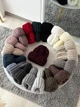 Объемная вязаная шапка с отворотом Мягкая ручной вязки One Size Белый (Шапка Джинжер 495) - изображение 8