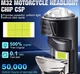 LED лампа BA20D H6 линза светодиодная ближний-дальний свет для мотоциклов 1шт - изображение 3