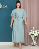 Плаття Alenka Plus 1104-3, 52, темно-бірюзовий - изображение 3