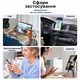Магнітний аудіоадаптер Ugreen CM821 USB-C - 2xUSB-C PD 60W Hi-Fi 16.4 см Сірий (45800) - зображення 7