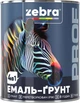 Эмаль-грунт Zebra серия PROF 1111 011P 2.5 кг Белый матовый (4823048031487) - изображение 1