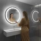 Кругле настінне дзеркало ModernHome Anti-Fog з LED-підсвіткою 80 см. - зображення 4