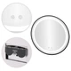 Кругле настінне дзеркало ModernHome Anti-Fog з LED-підсвіткою 80 см. - зображення 7
