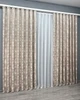 Комплект готових штор VR-Textil Жакард Sultan YL № 1206ш Сіро-бежевий 150х270 см 2 шт (33-0027) - зображення 4