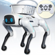 Робот-собака с корзиной Smart Dog QF660-5 на аккумуляторе, на радиоуправлении, белый (M17597) - изображение 1