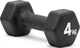 Гантелі Adidas Dumbbells чорний 4 кг, чорні - зображення 3