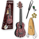Укулеле Ortega Keiki Pack Super Scale K2SS-RKC Sopano Red Kaleidoscope (комплект) - зображення 7