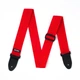 Гітарний ремінь Dunlop D0701RD Poly Red Strap - зображення 2