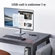 USB-хаб Ugreen CM219 USB 3.0 на 4 порта USB-A 1 м Черный (35574) - изображение 5