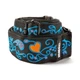 Гитарный ремень Dunlop JIMI HENDRIX BLACKLIGHT MONTEREY BLUE STRAP - изображение 1