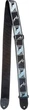 Ремень гитарный Fender 2 Monogrammed Black Light Grey Medium Blue Strap - изображение 2