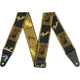 Ремень гитарный Fender 2" Weightless Monogrammed Black/Yellow/Brown - изображение 1